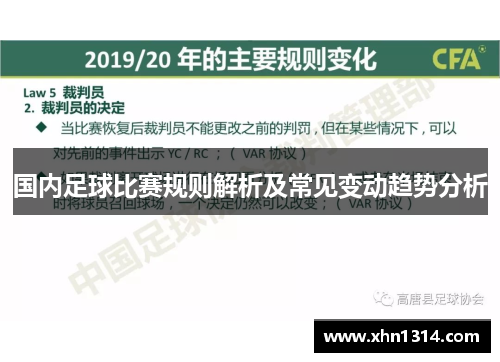 国内足球比赛规则解析及常见变动趋势分析
